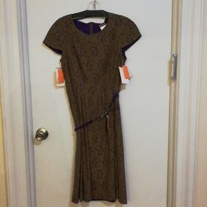 New Khaki Purple women's dress size 8